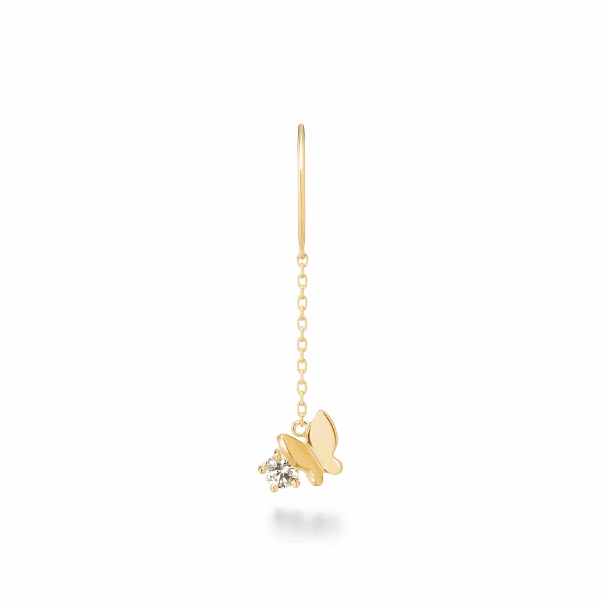 papillon brillant petit earring
