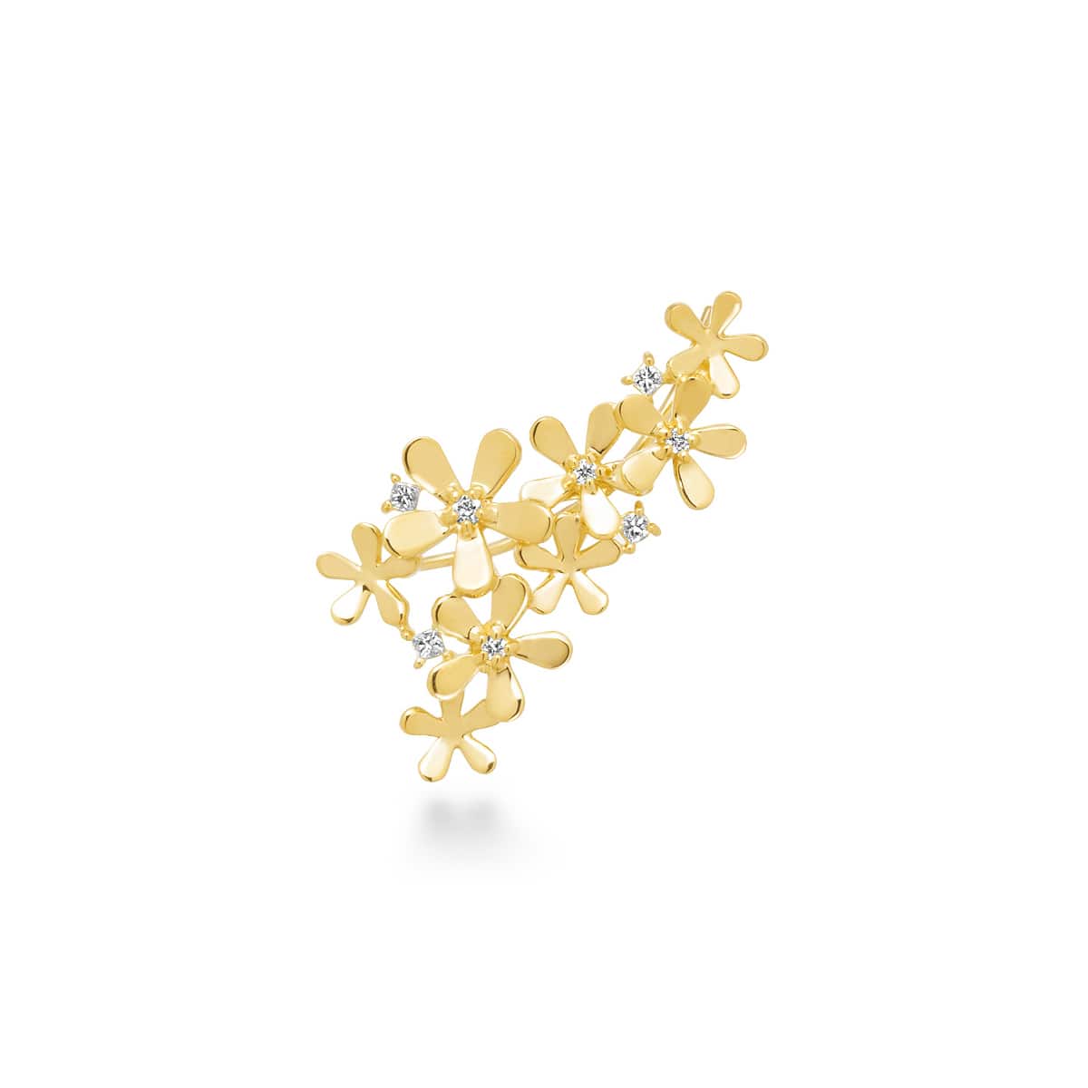 fleur brillante earring