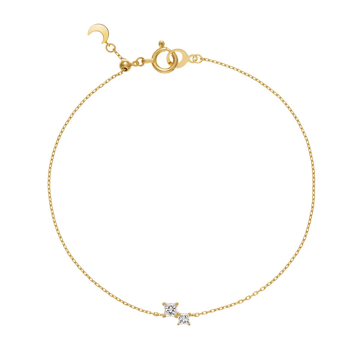 lune carrée duo bracelet