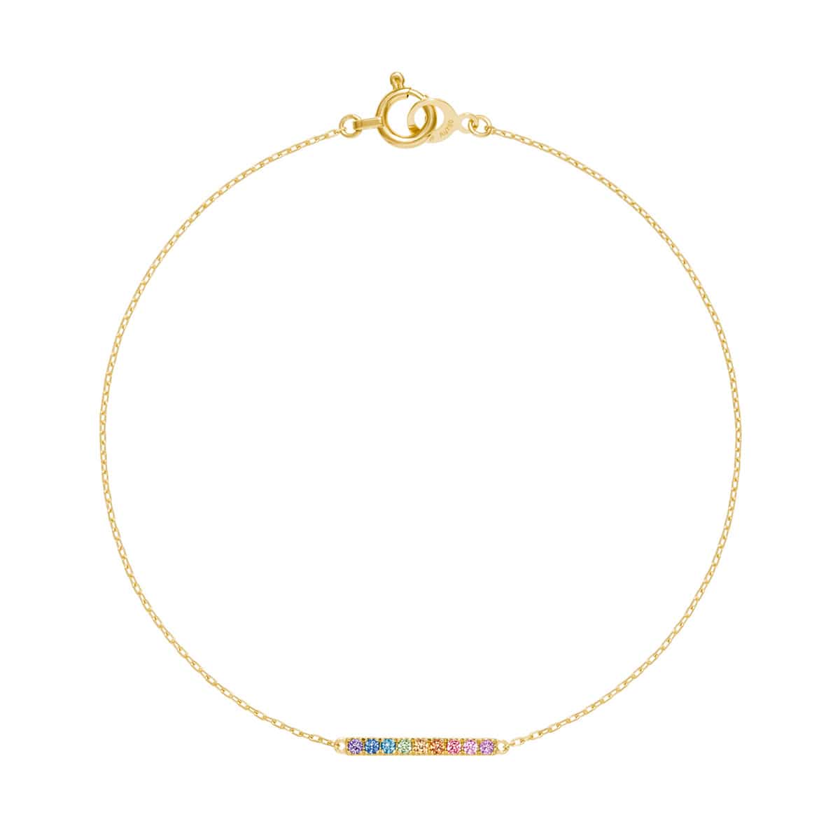 tina chain bracelet (rainbow)