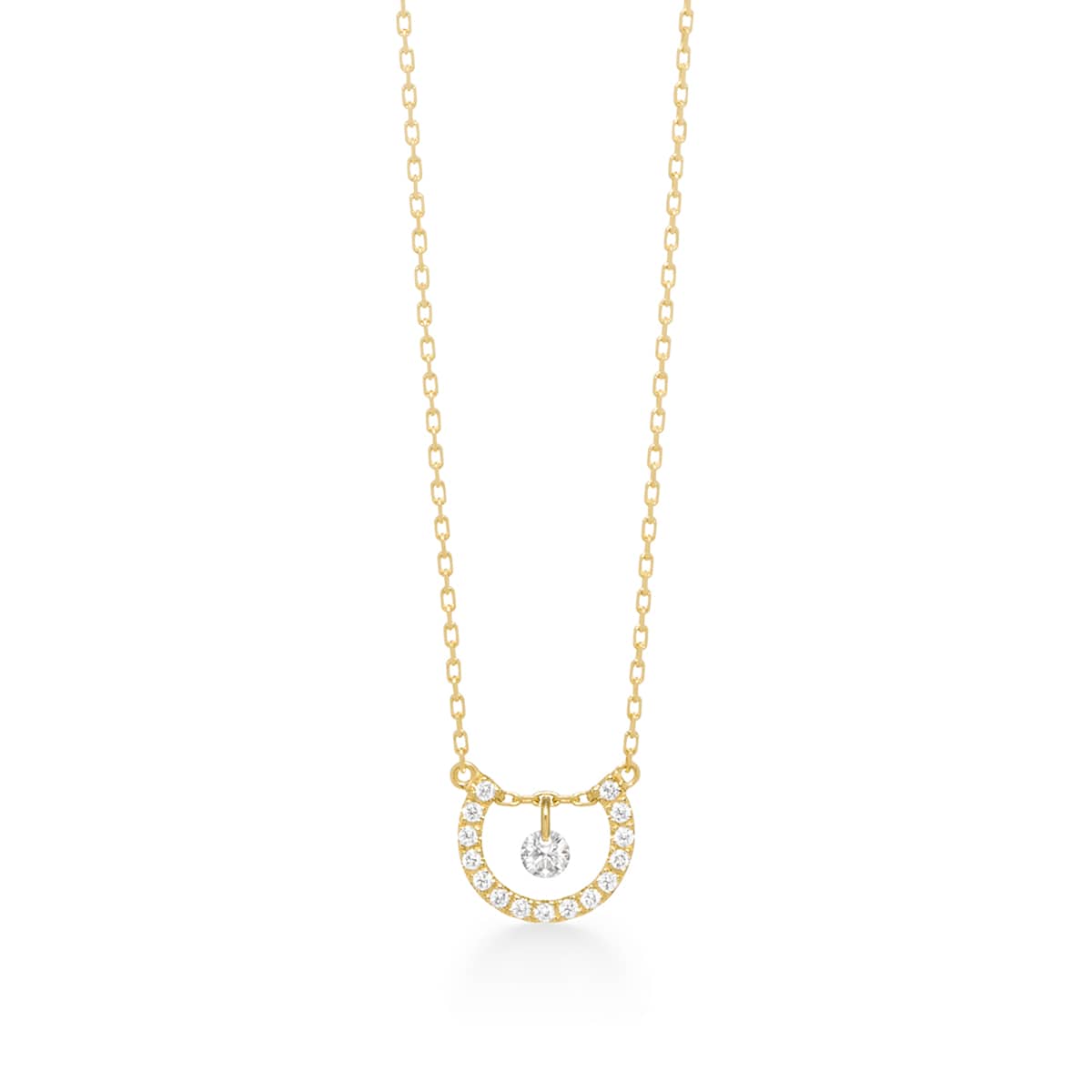 bindu arch diamond necklace