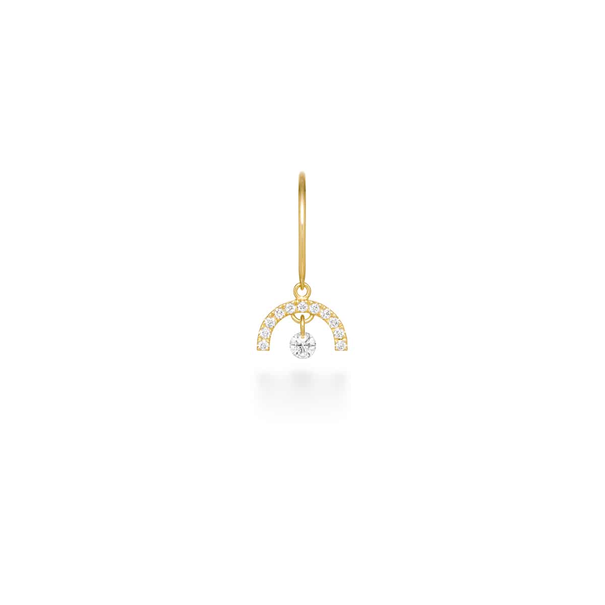 bindu arch diamond earring