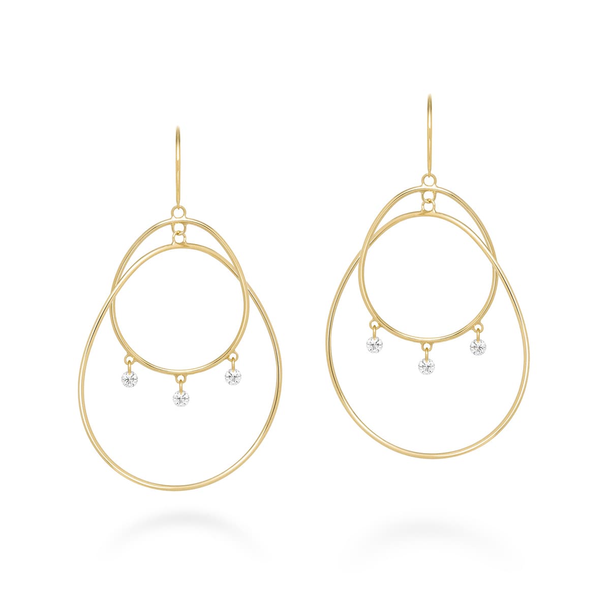 bindu remedy double hoop earrings