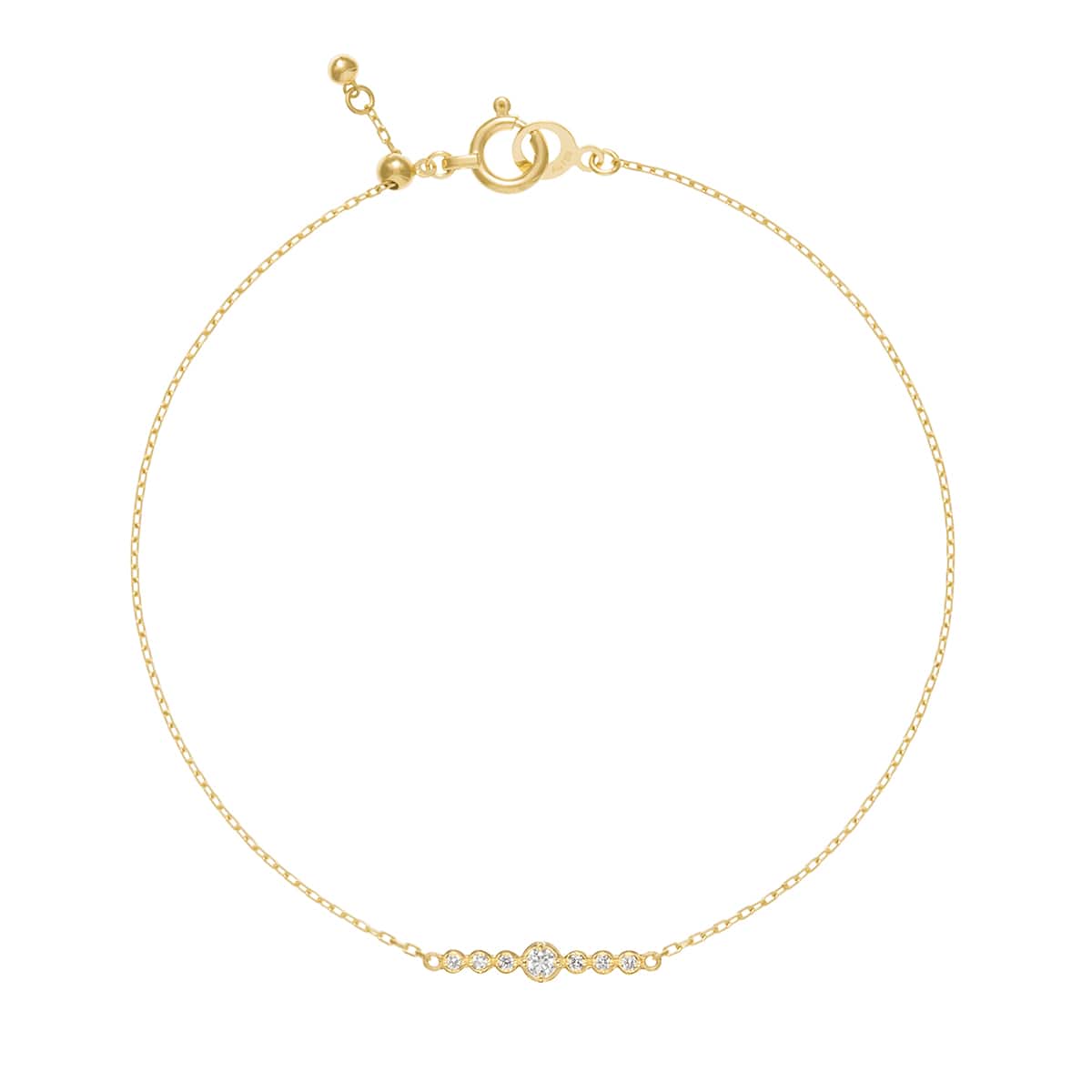 filament line diamond bracelet