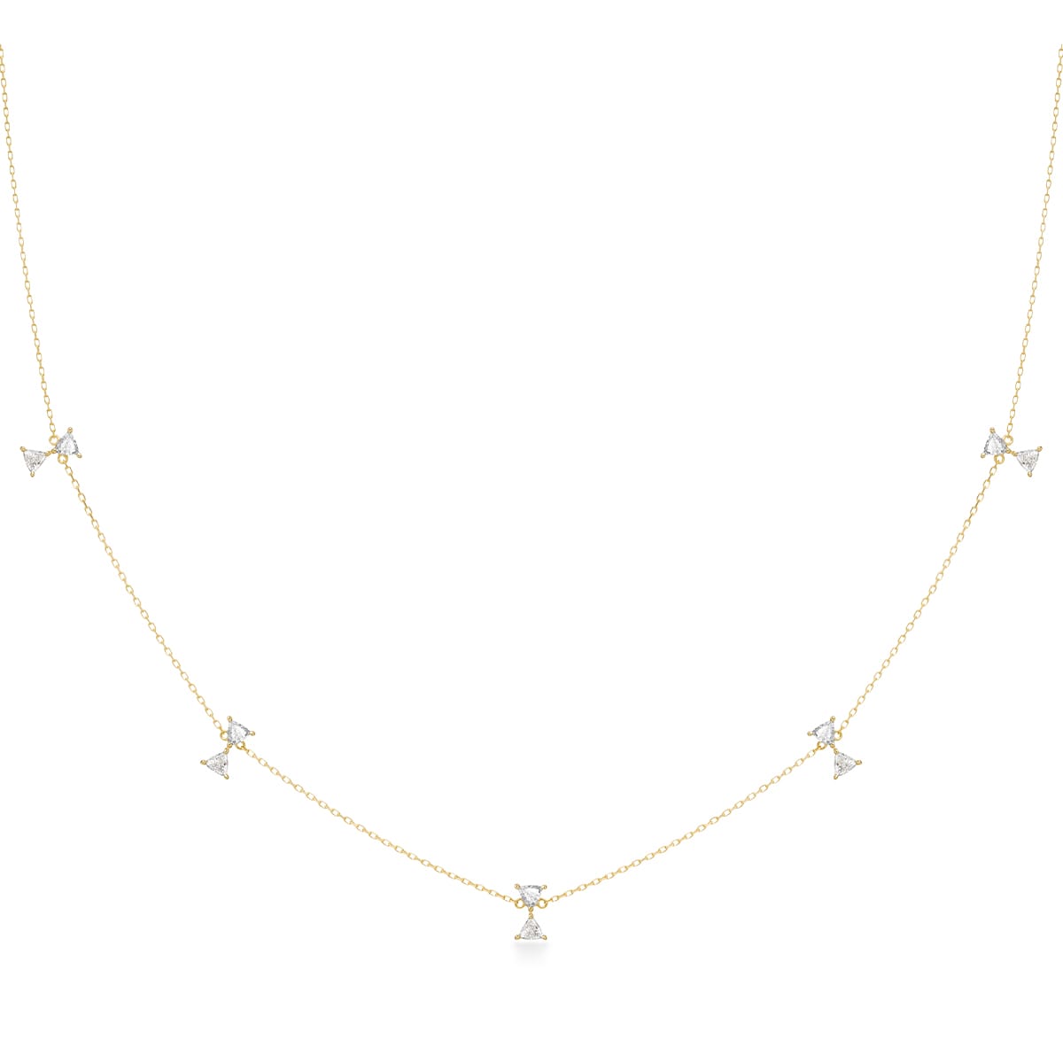 cerf-volant multi color station necklace