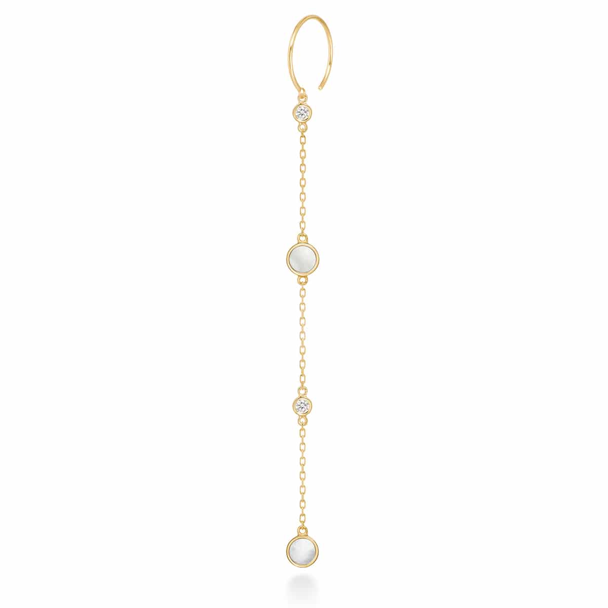 nudity grand mother of pearl long earring