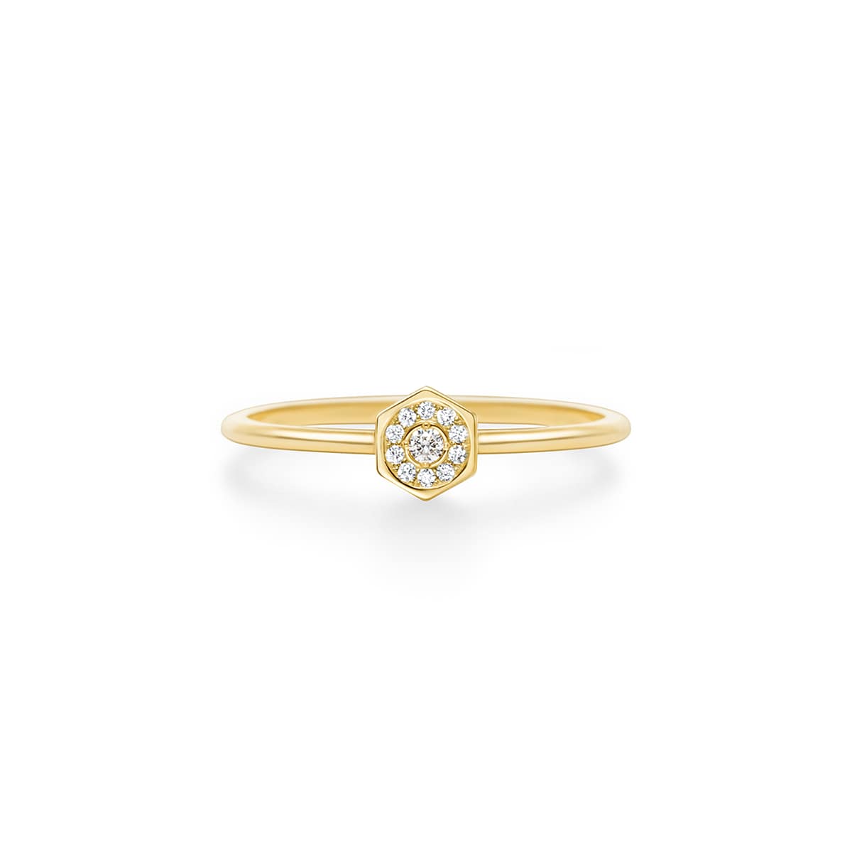 ruche diamond ring