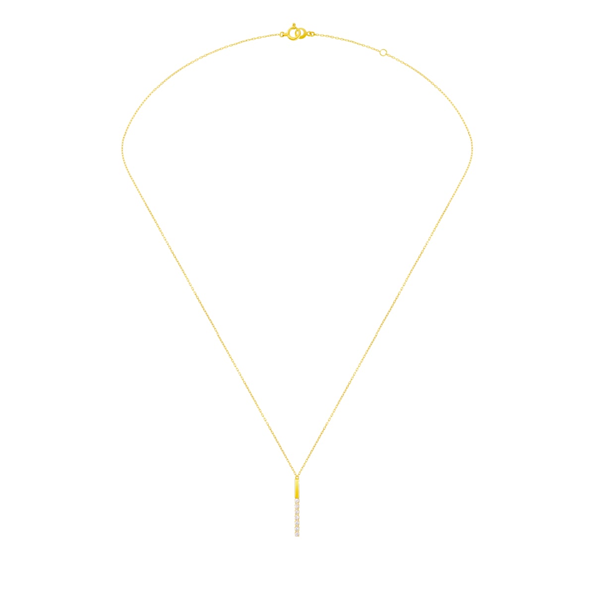 chandelier line necklace