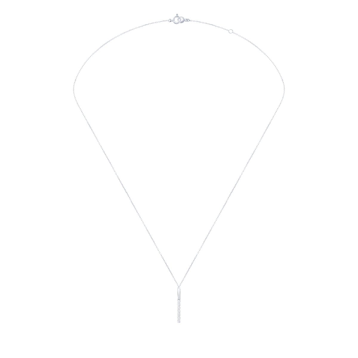 chandelier line necklace