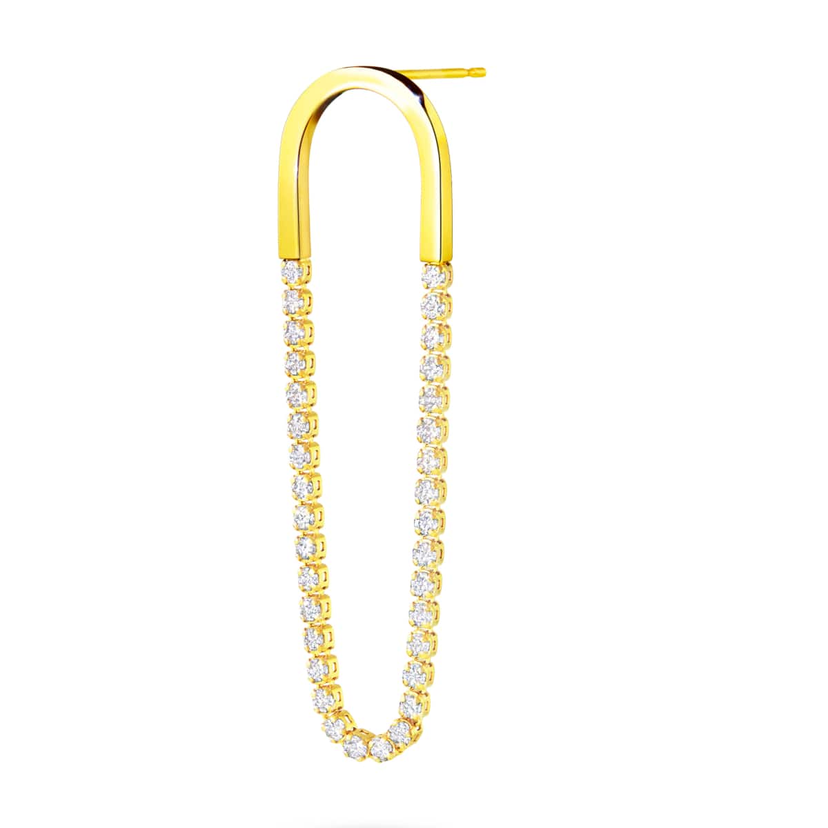 chandelier loop earring