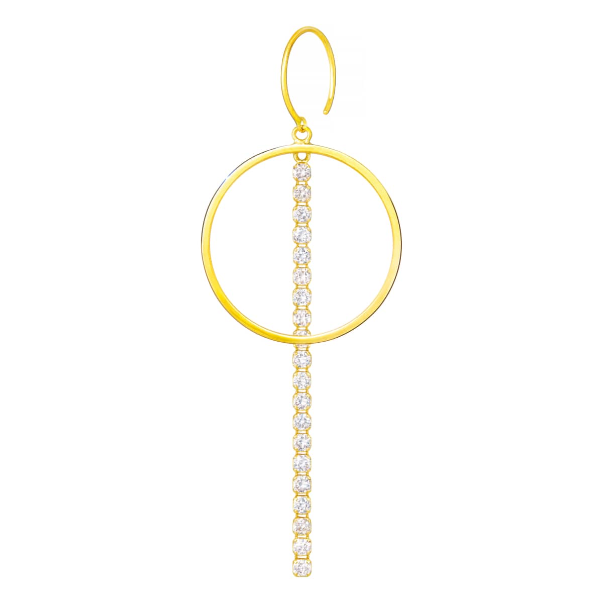 chandelier hoop earring