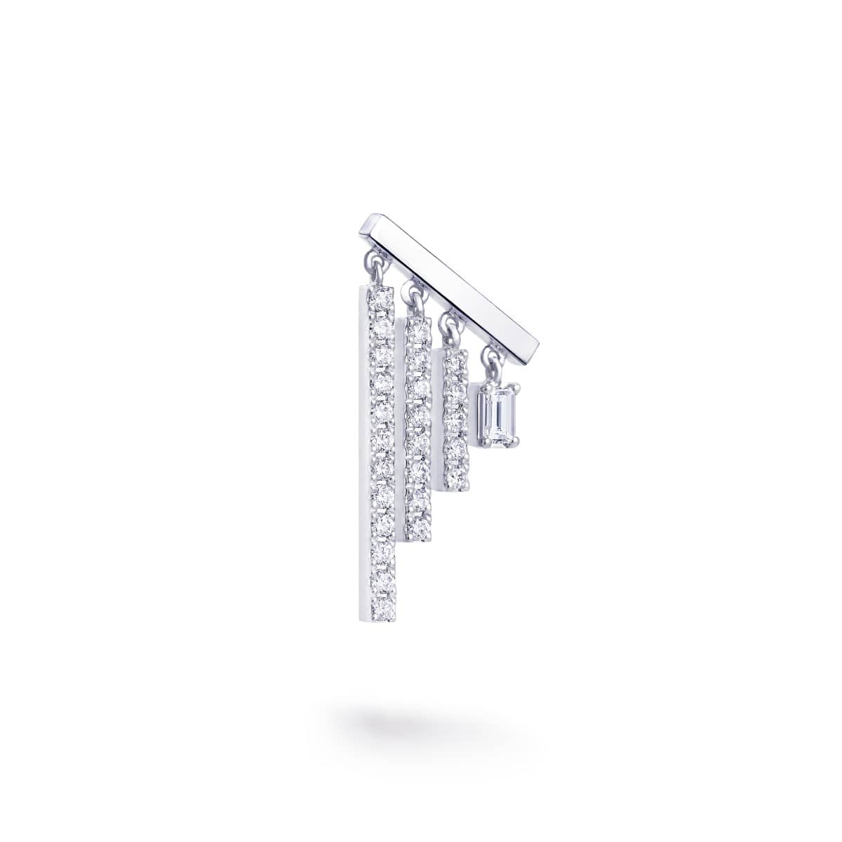 chandelier baguette earring