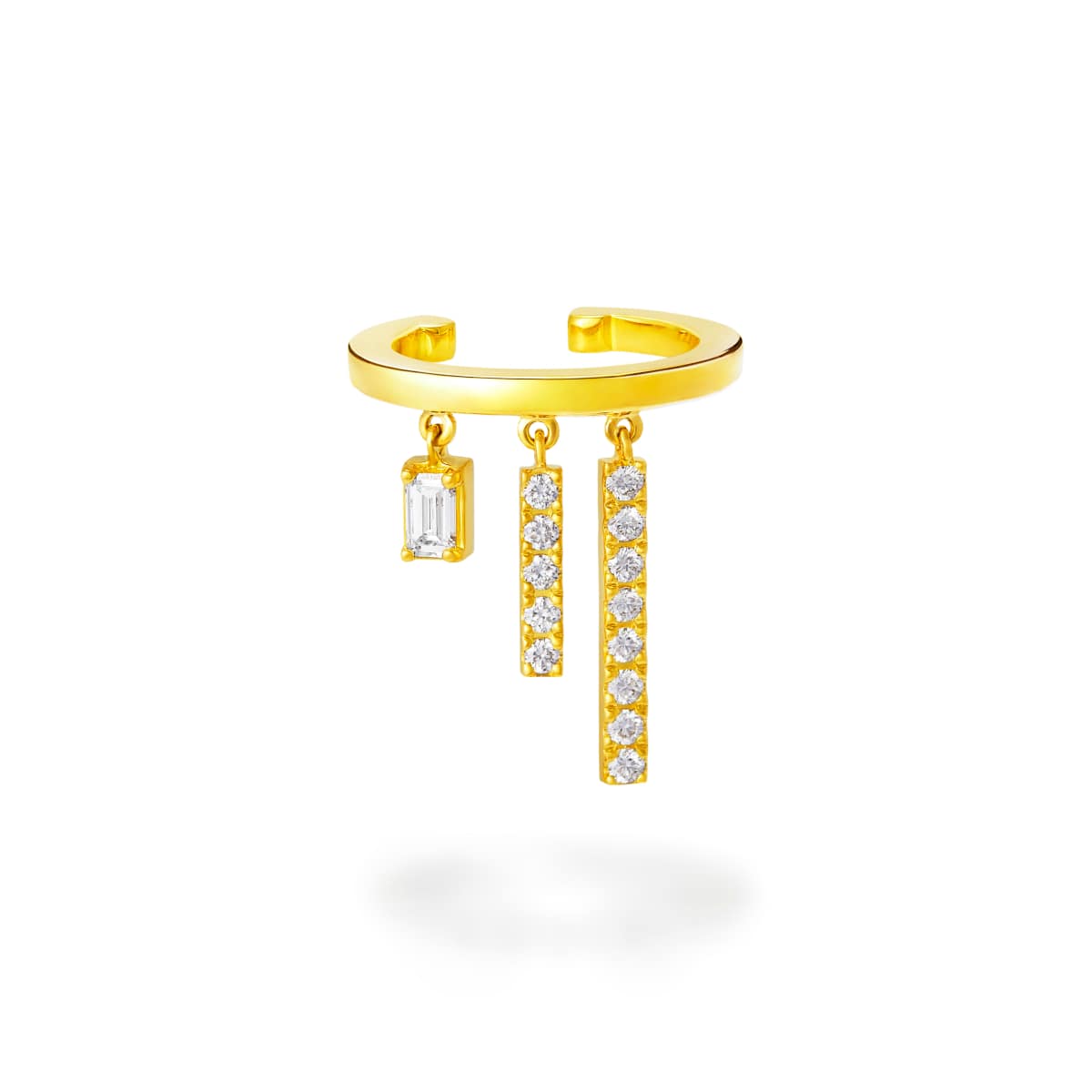 chandelier baguette ear cuff