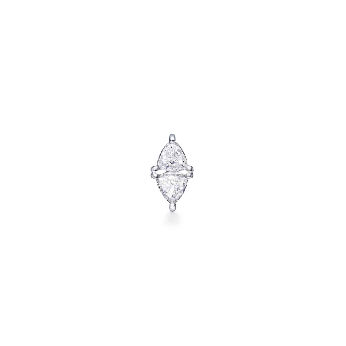 cerf-volant losange diamond earring