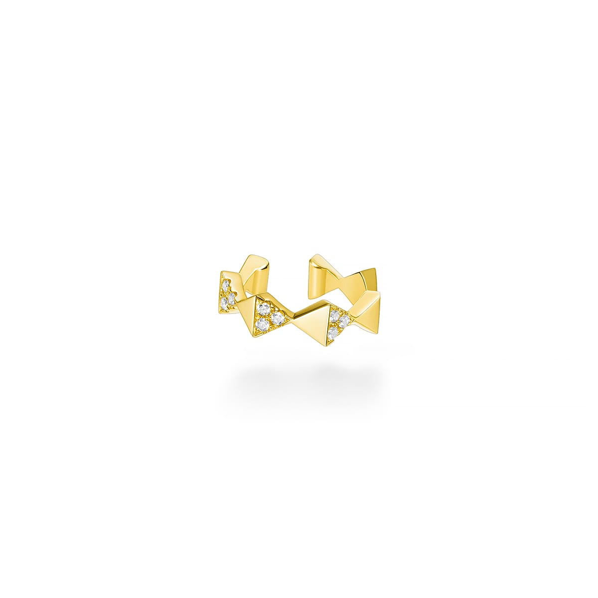 cerf-volant pavé sequence ear cuff