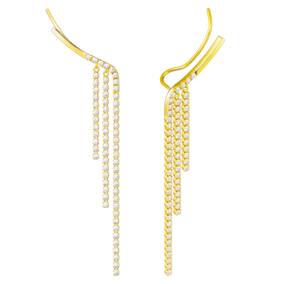 chandelier flow grand earrings