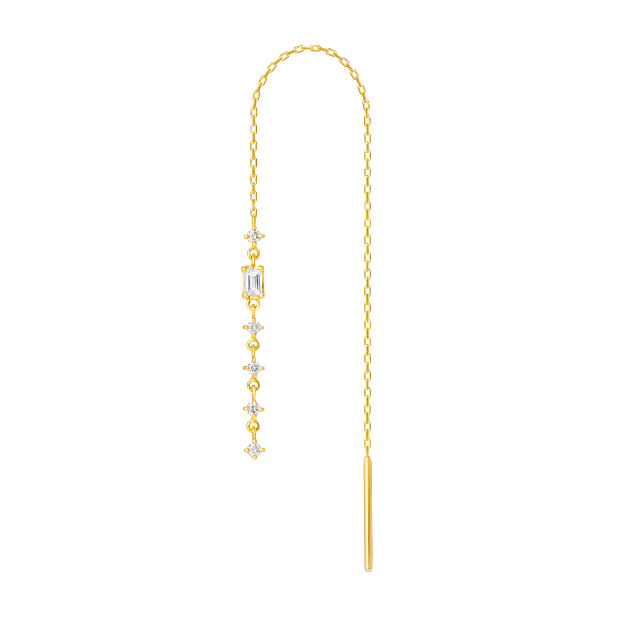 chandelier sway chain earring