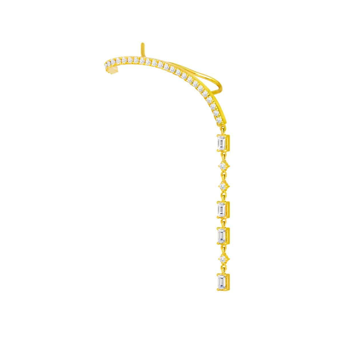 chandelier sway grace line earring