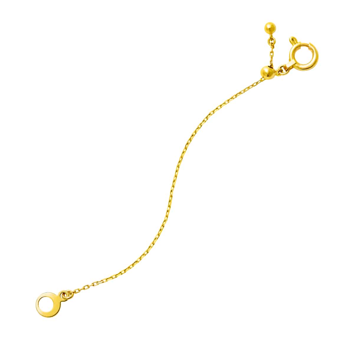 Slide adjuster chain for necklace