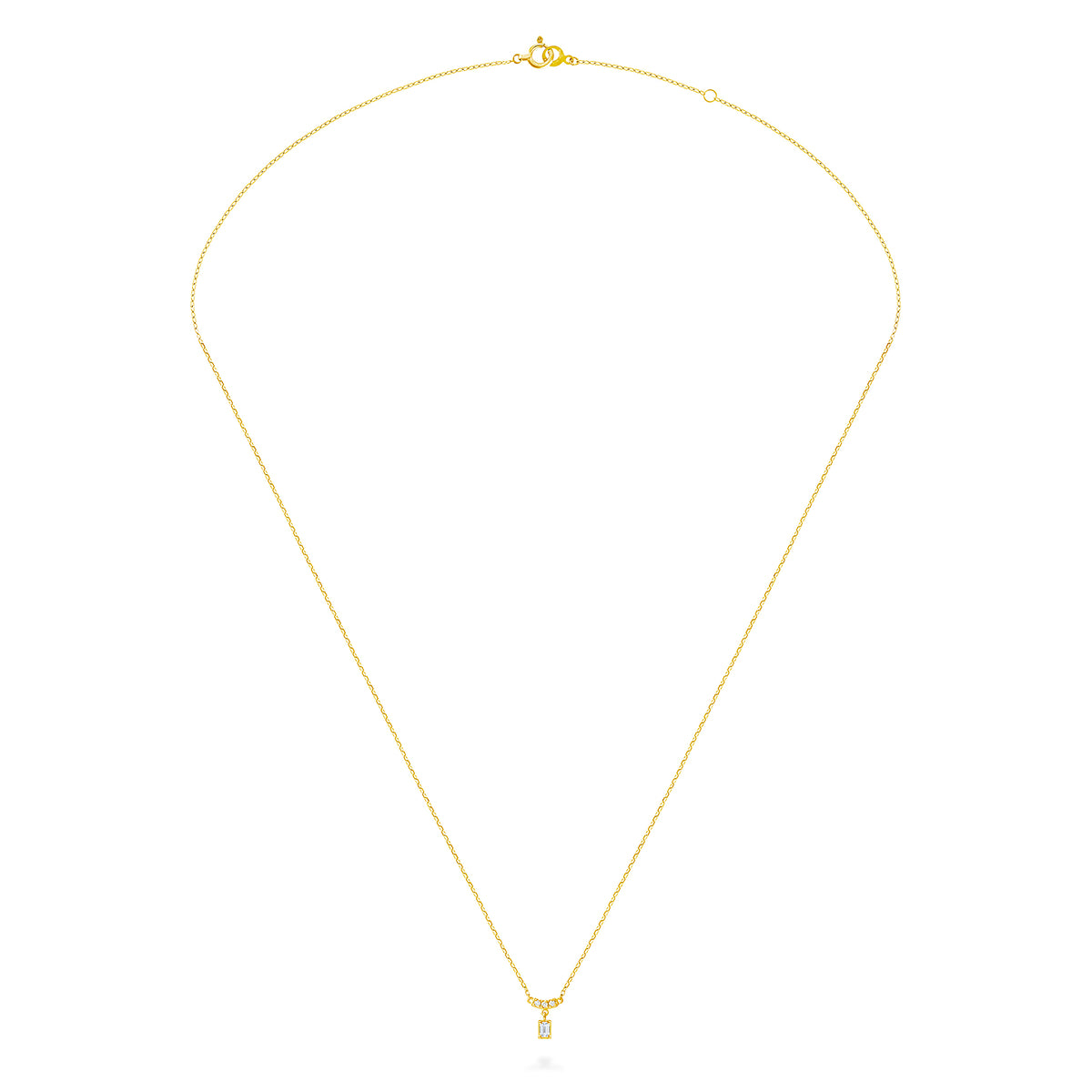 chandelier sway solo necklace