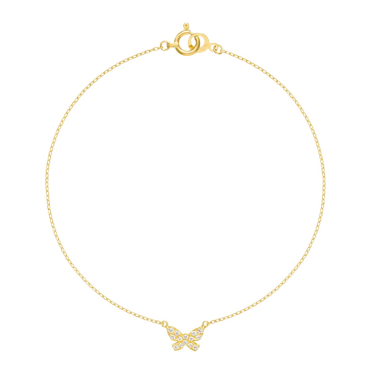 butterfly pavé bracelet