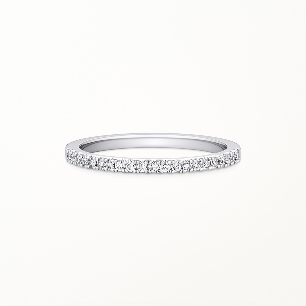 値下げレシートあり18K ダイヤ ティナ リング（ハーフエタニティ/1.5mm） ティナ リング（ハーフエタニティ/1.5mm） – AHKAH