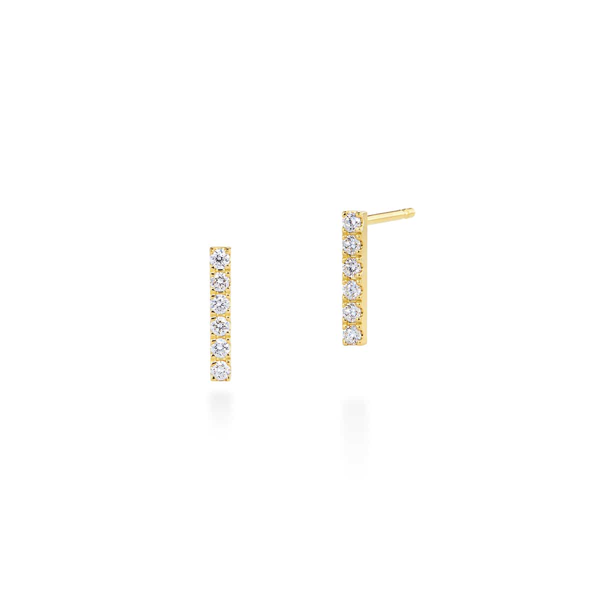 tina line short earrings
