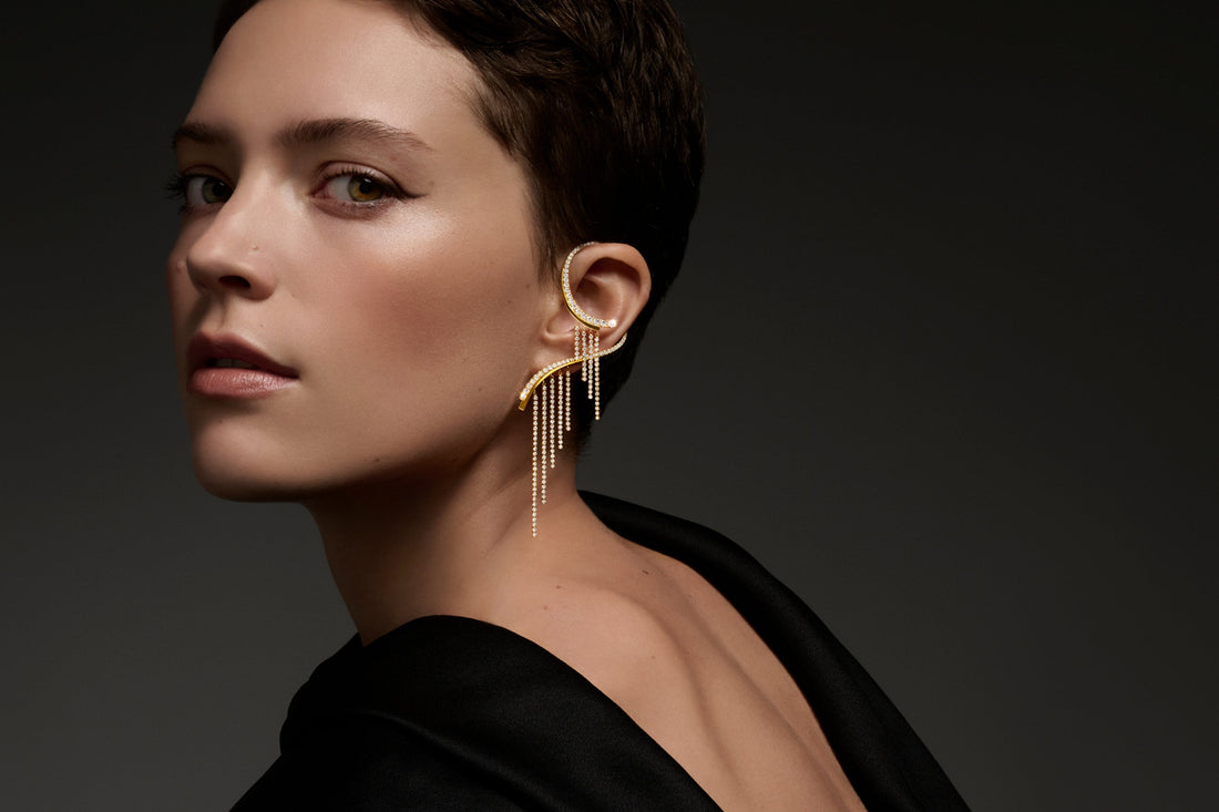 リブランディングを象徴する新作ファインジュエリー　動きに呼応する優美な輝きをまとう“シャンデリア”