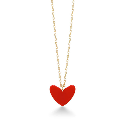 thiran heart midi necklace