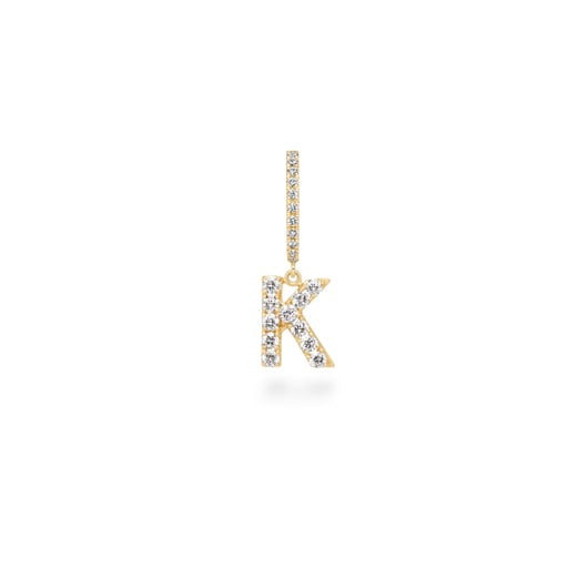 première étoile initial earring K