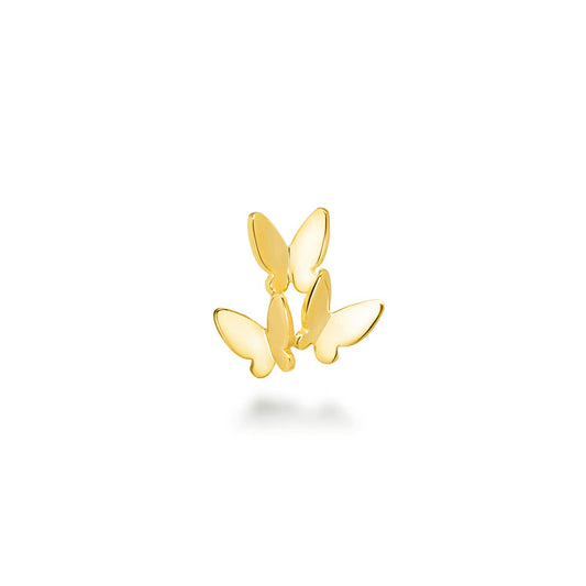 papillon brillant earring