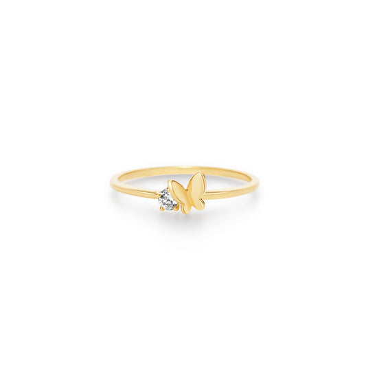 papillon brillant petit ring