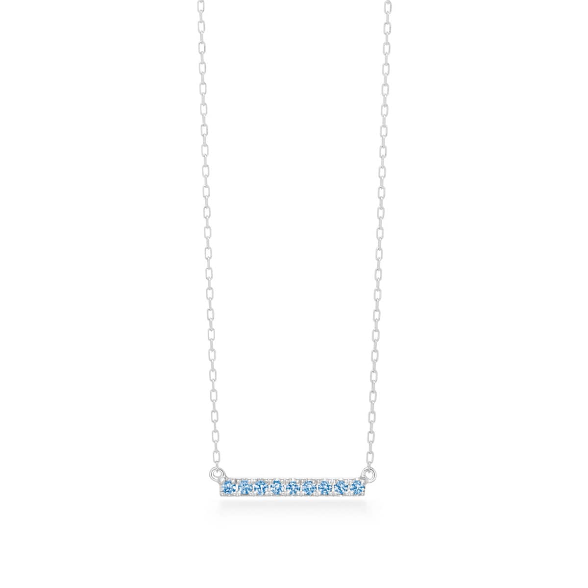 tina short necklace (blue sapphire)