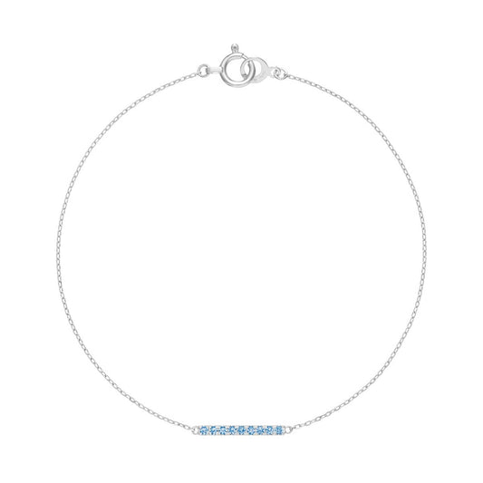 tina chain bracelet (blue sapphire)