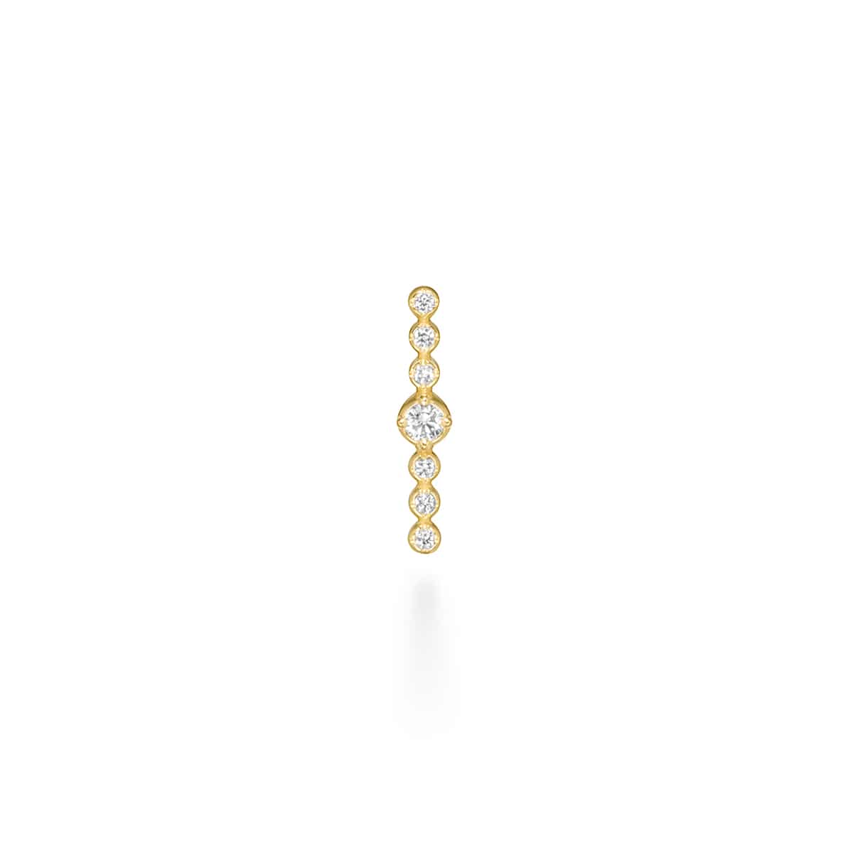 Philamon Line Diamond Earrings