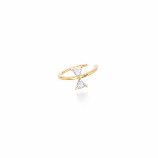 cerf-volant diamond ear cuff