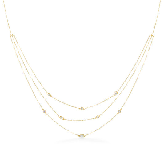 nudity grand layered necklace