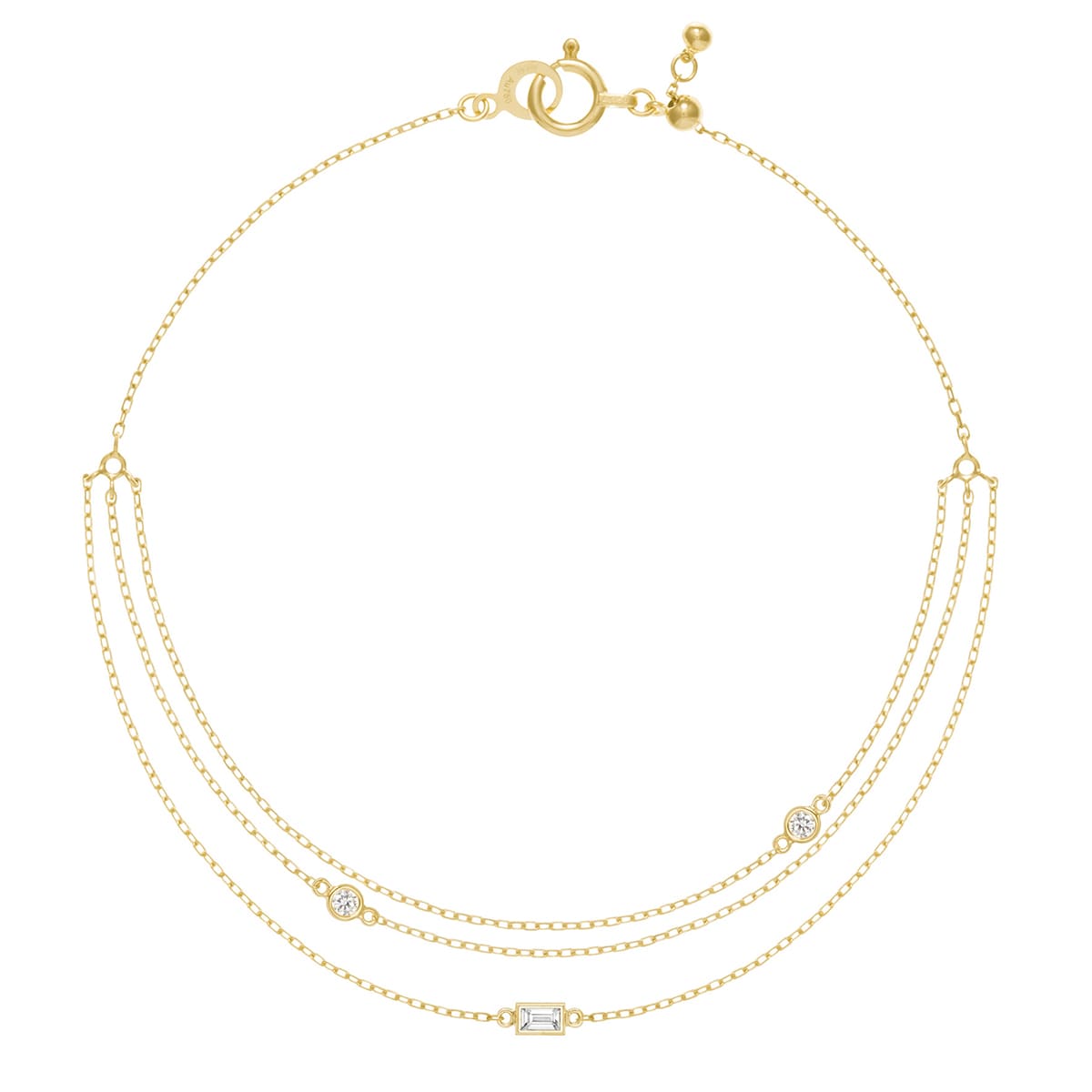 nudity grand layered bracelet