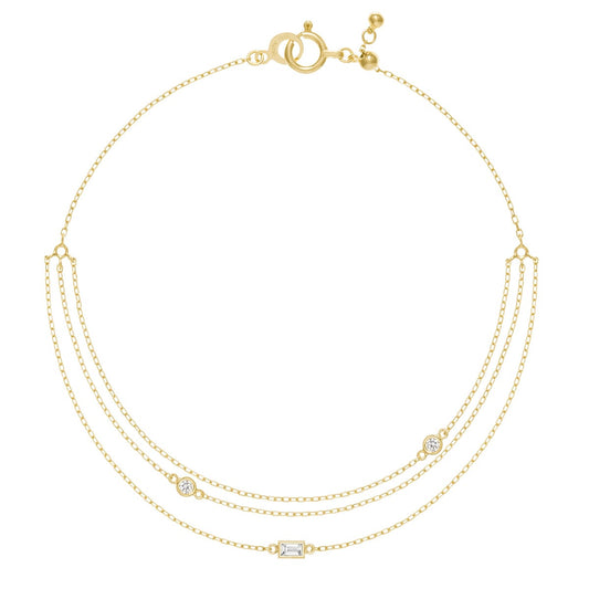 nudity grand layered bracelet