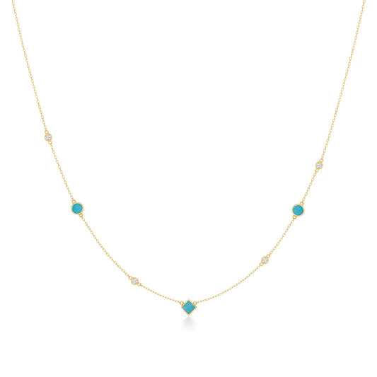 nudity grand turquoise necklace