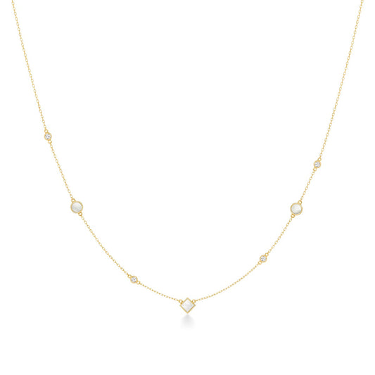 nudity grand mother of pearl necklace