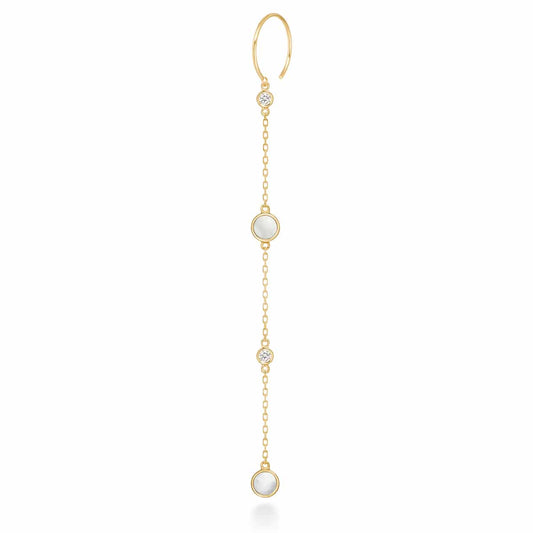 nudity grand mother of pearl long earring