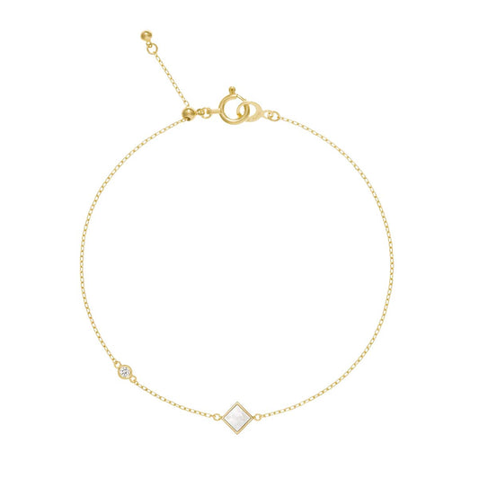 nudity grand mother of pearl bracelet