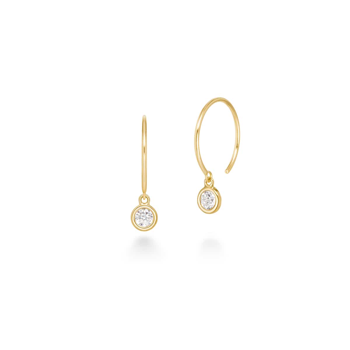 nudity diamond earrings