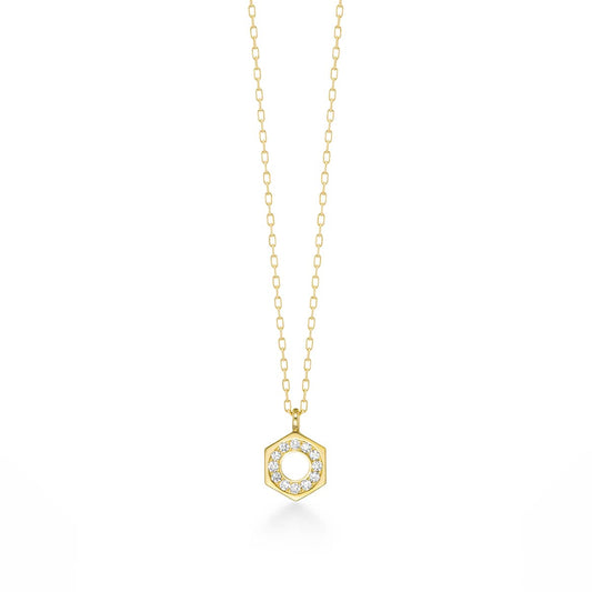 ruche diamond necklace