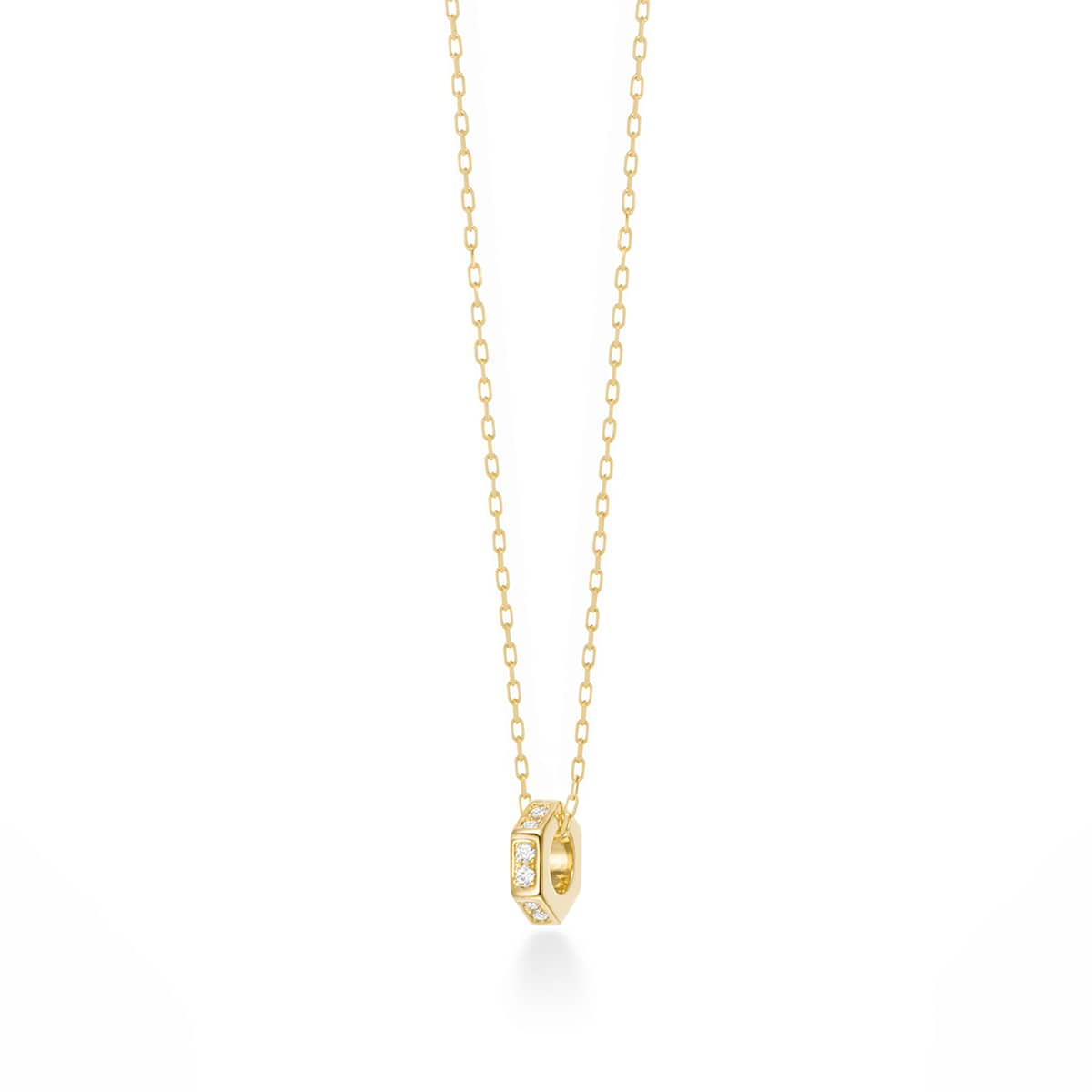 ruche rouler diamond necklace