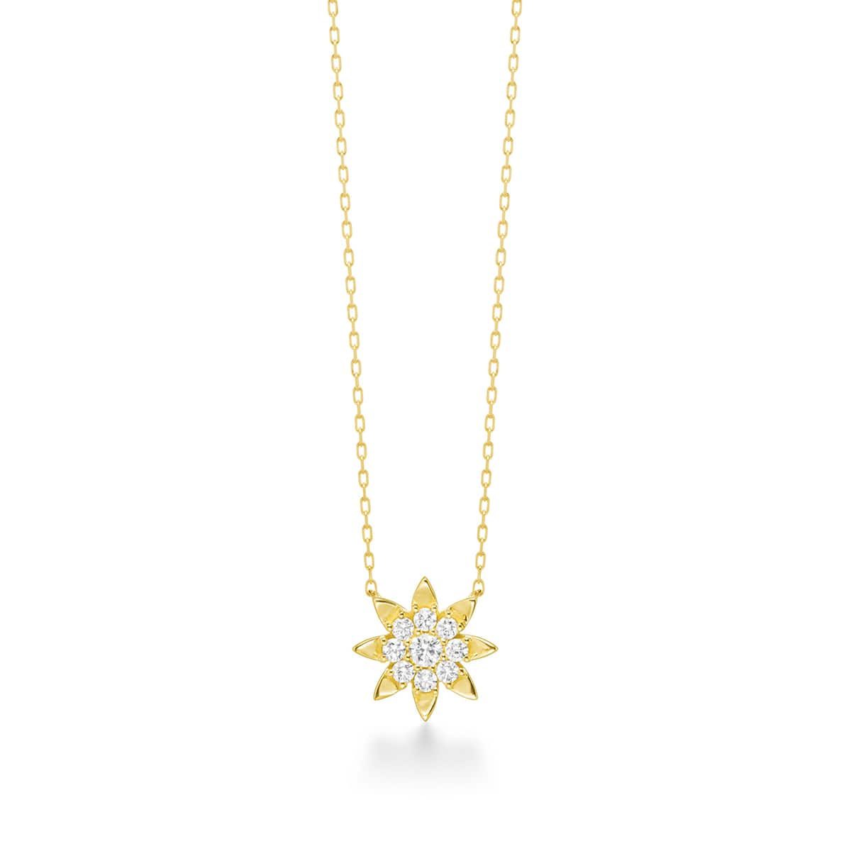 petit soleil diamond necklace