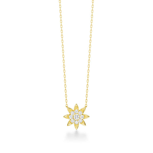 petit soleil diamond necklace