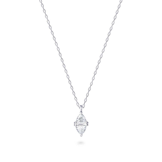 cerf-volant losange diamond necklace