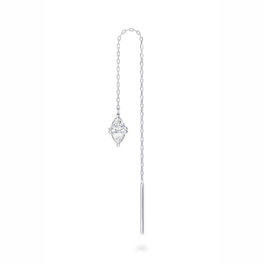 cerf-volant losange diamond chain earring